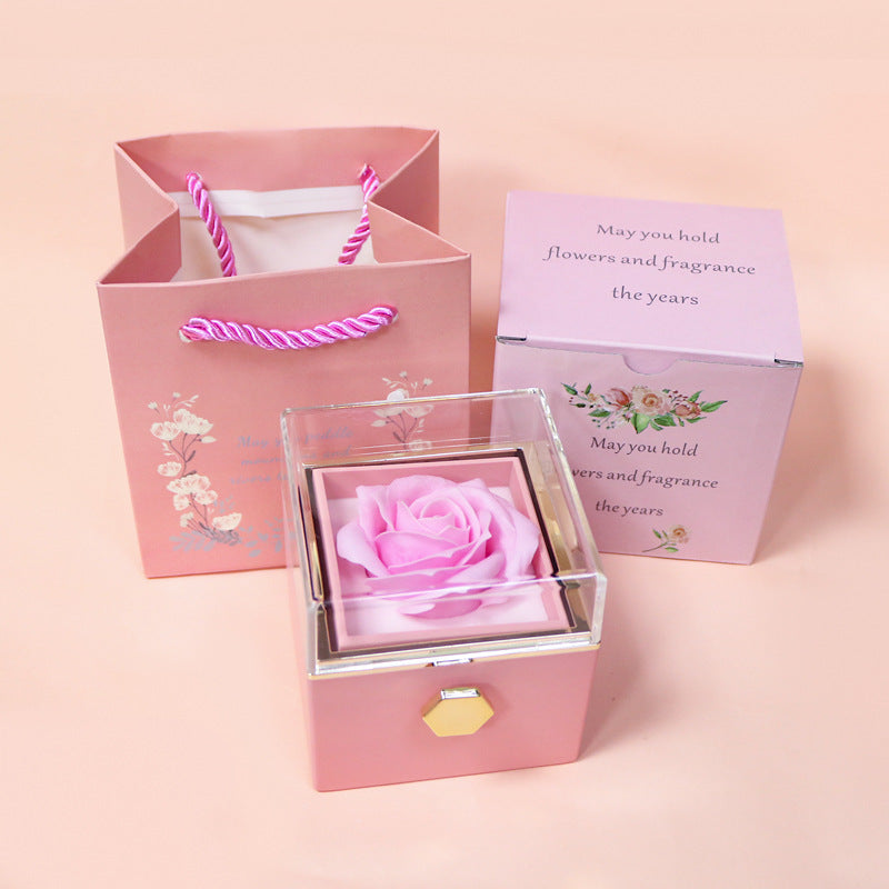 Rotating Eternal Rose Gift Box
