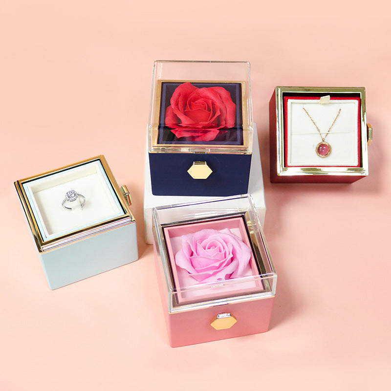 Rotating Eternal Rose Gift Box